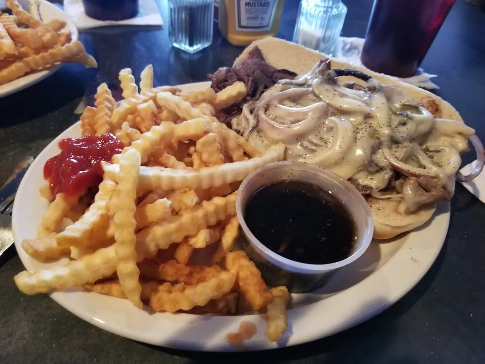 French Dip w Au Jus & Sauteed Onions